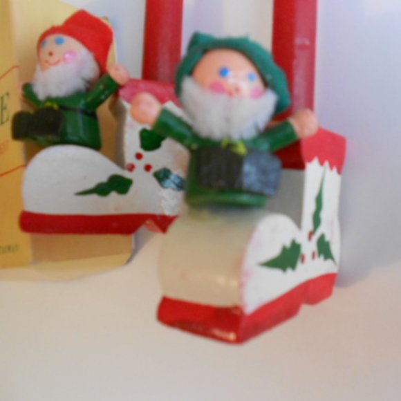 Elf Candle Holders 1950's, 1960's Vintage Figurines - Picture 4 of 12
